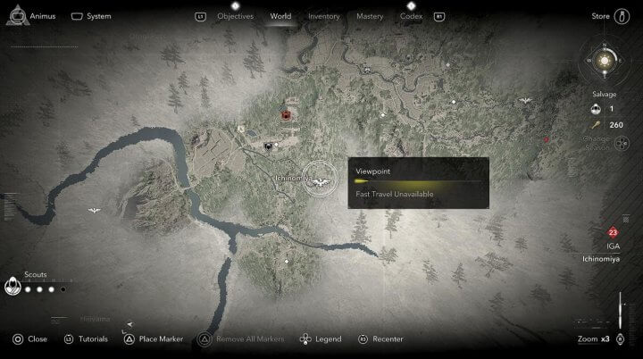 Как активировать быстрое перемещение в Assassin's Creed Shadows