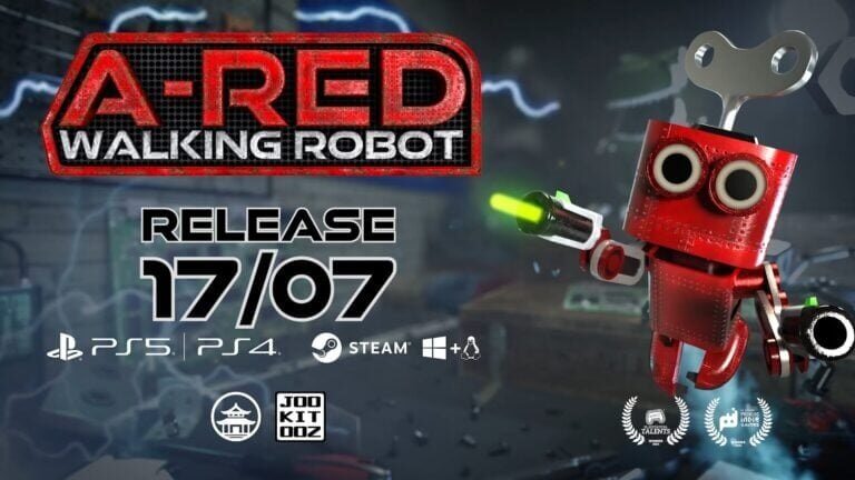 A-RED Walking Robot выйдет 17 июля на PlayStation 5, PlayStation 4 и PC
