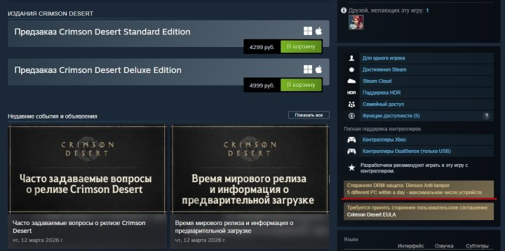 Когда взломают Crimson Desert