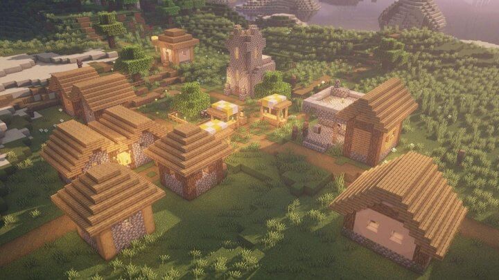 Как найти деревню в Minecraft