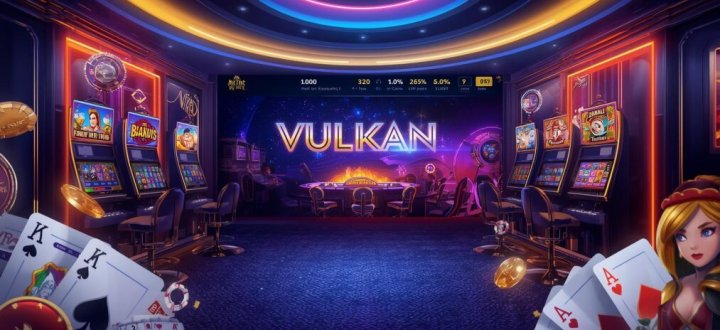 Казино Vulkan: онлайн-платформа с играми на любой вкус