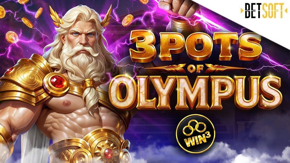 Обзор онлайн игрового автомата 3 Pots of Olympus от Betsoft