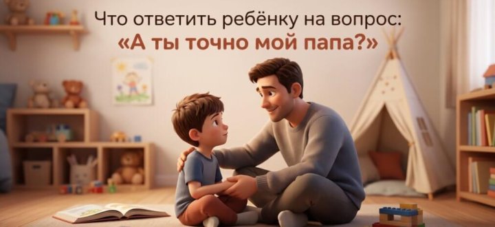 Что ответить ребёнку на вопрос: «А ты точно мой папа?»